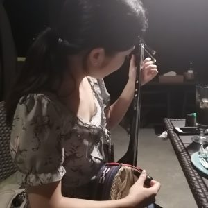 やんばるでの三線体験